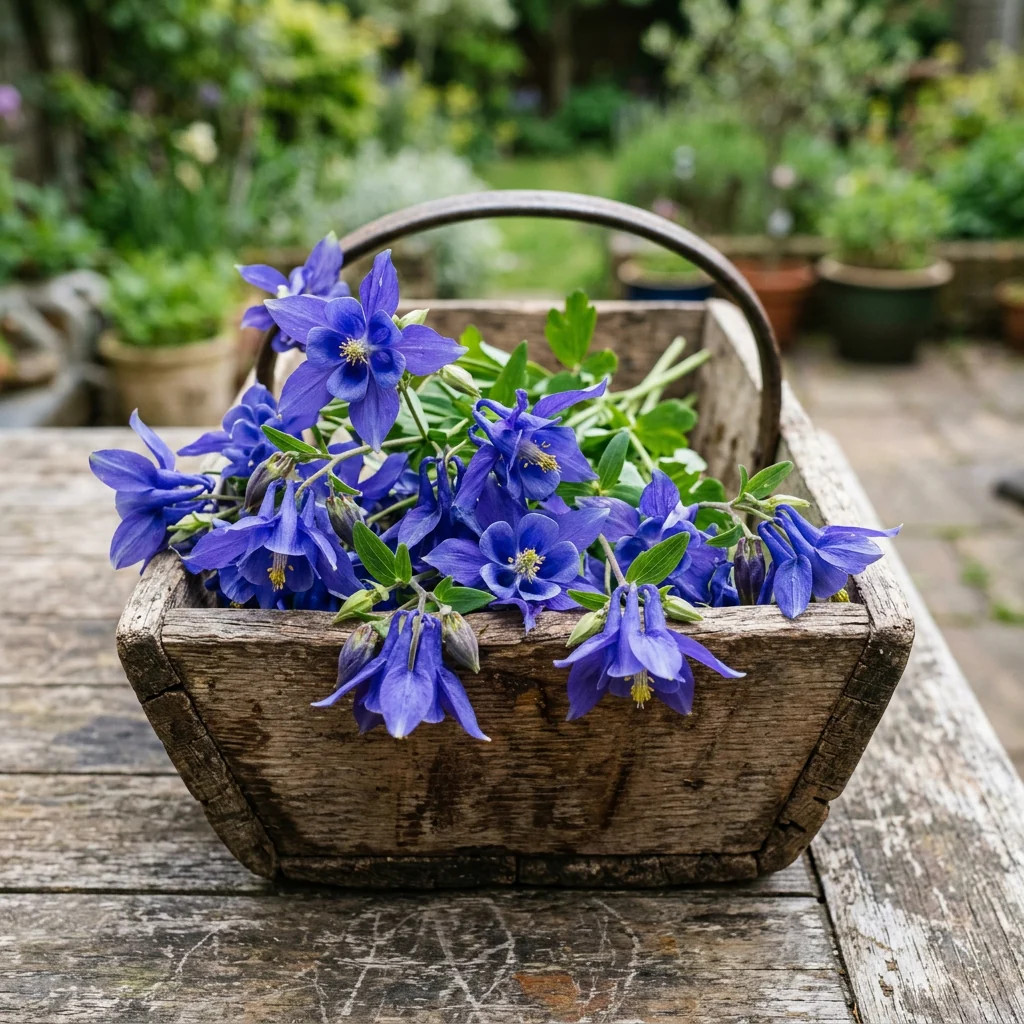 350 Blue Columbine Seeds for Planting – Heirloom Blue Columbine Flower Seeds