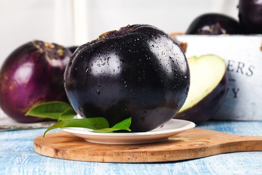 RARE✿ Heirloom Chinese Round Purple Eggplant 15 Seeds ●Great for Grilling