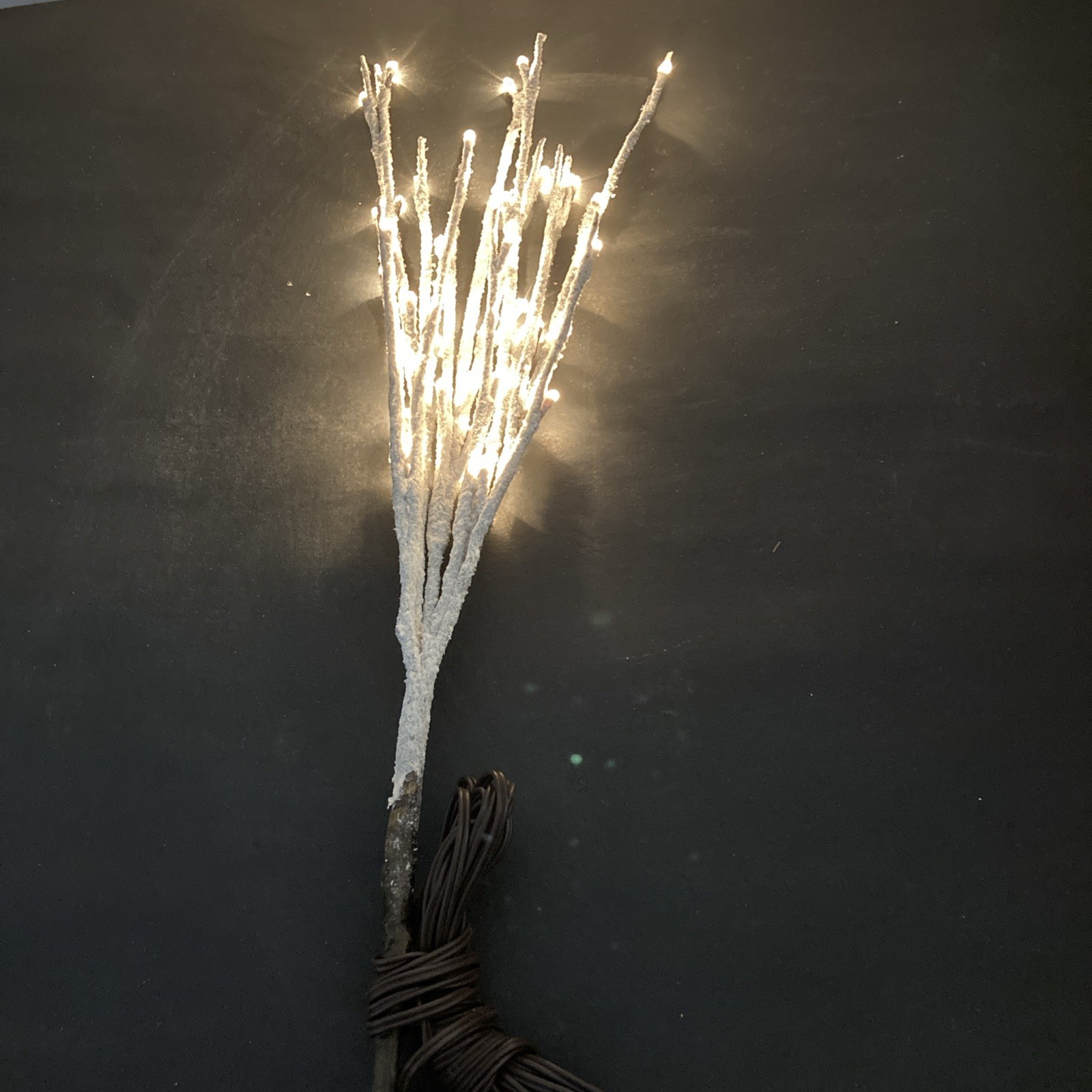 Illuminated floral – 20” Willow Branch – Illuminated Snow Willow