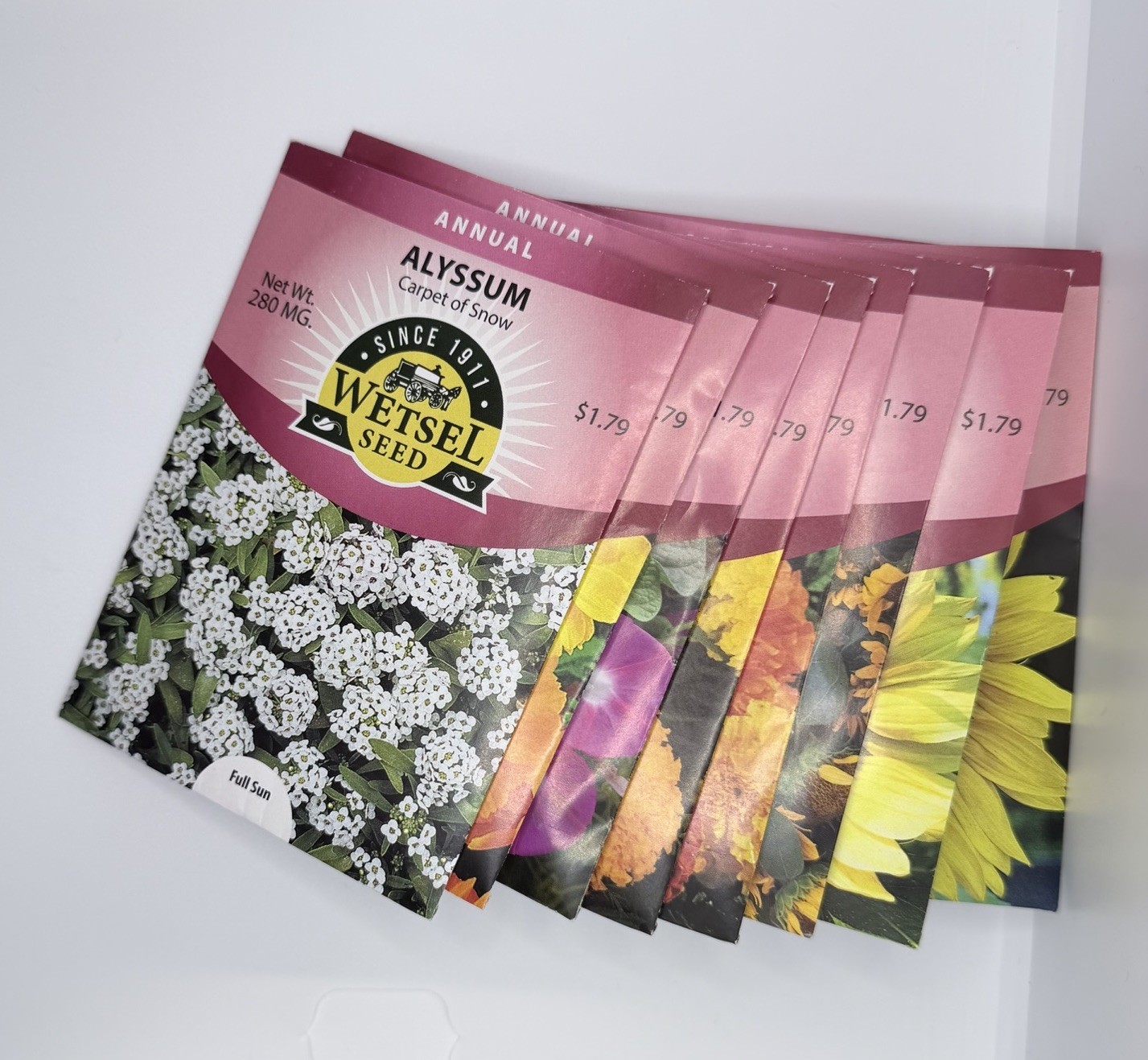 Flower Seed packet (varieties) Annual by Wetsel seed