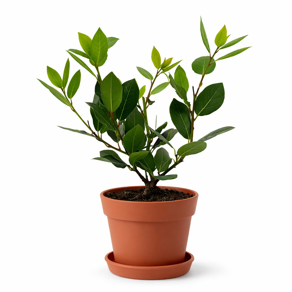 Chef’s Bay Tree™ Live Plant + FREE Oregano 🌿 | Fresh Indoor Herb for Cooking