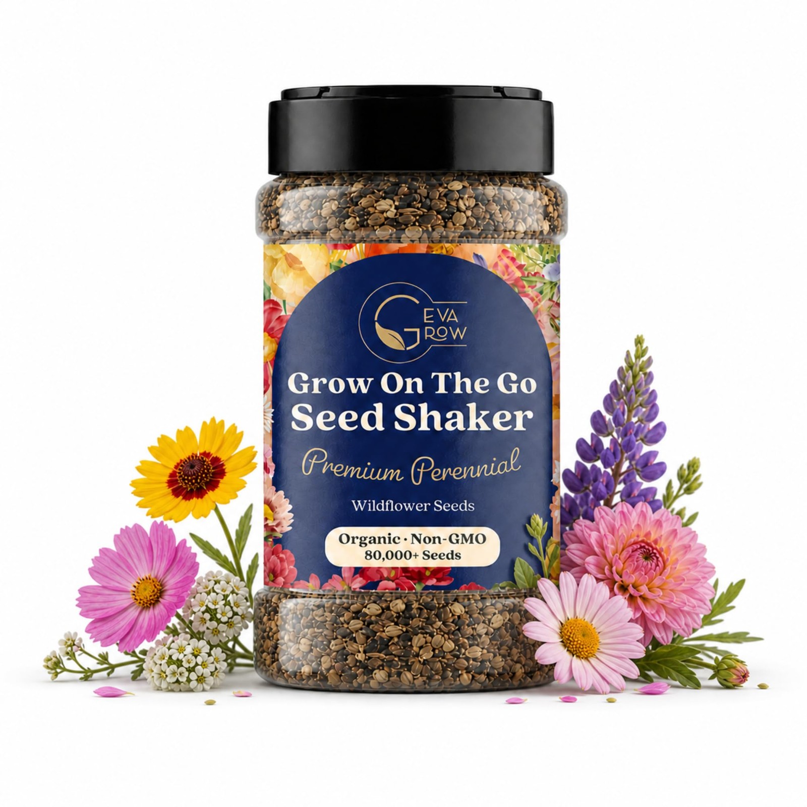 Perennial Wildflower Seed Mix 90,000+ Seeds for Easy Planting Anywhere