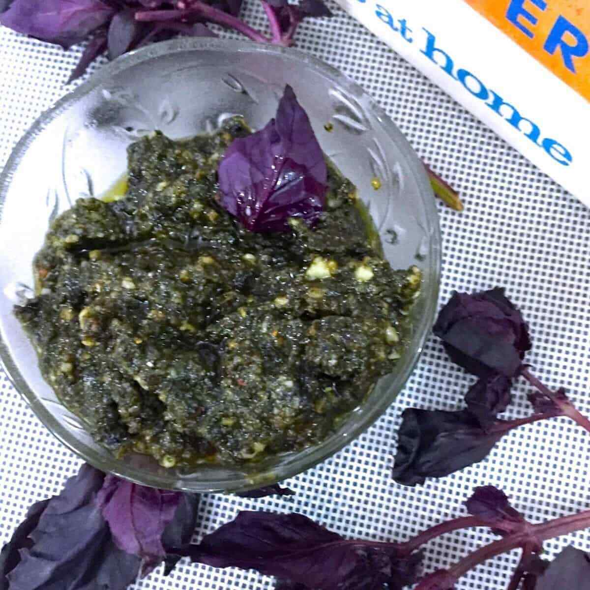 200+ Dark Opal Basil Seeds, Heirloom NON-GMO, Always Fresh Seeds for Your Garden