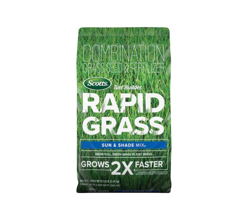 [BIG SALE] Scotts Turf Builder Sun & Shade Rapid Grass Seed 5.6lb 2 Pack NEW