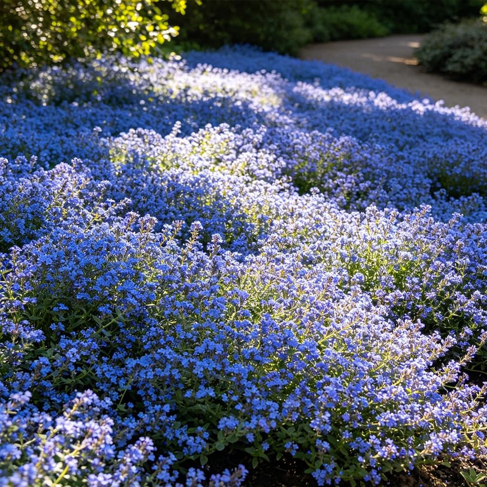 22000+ Blue Creeping Thyme Seeds for Planting Red, Blue, Yellow, white, pink.