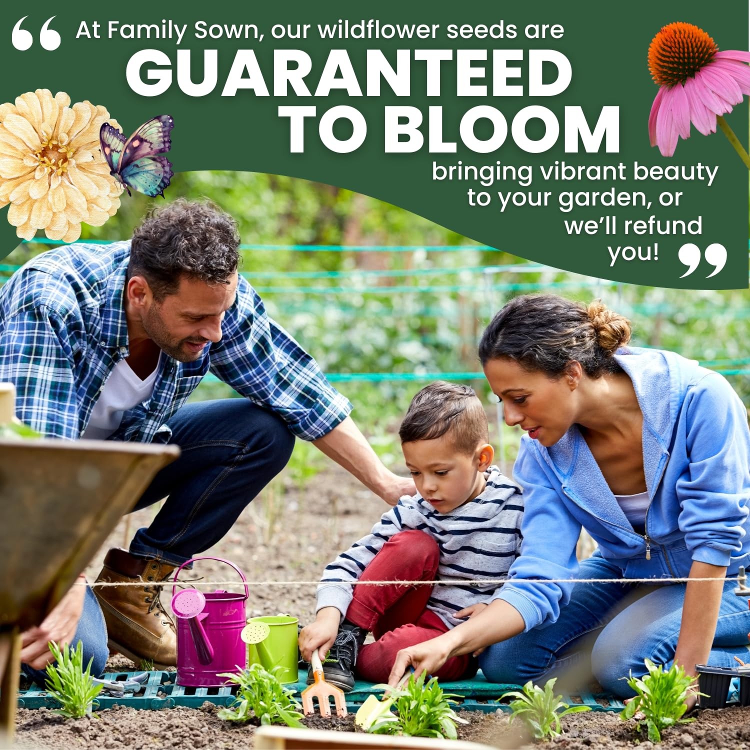 Bee Friendly Seed Mix – 31,000 Seeds for Planting – 4 Ounce Pouch