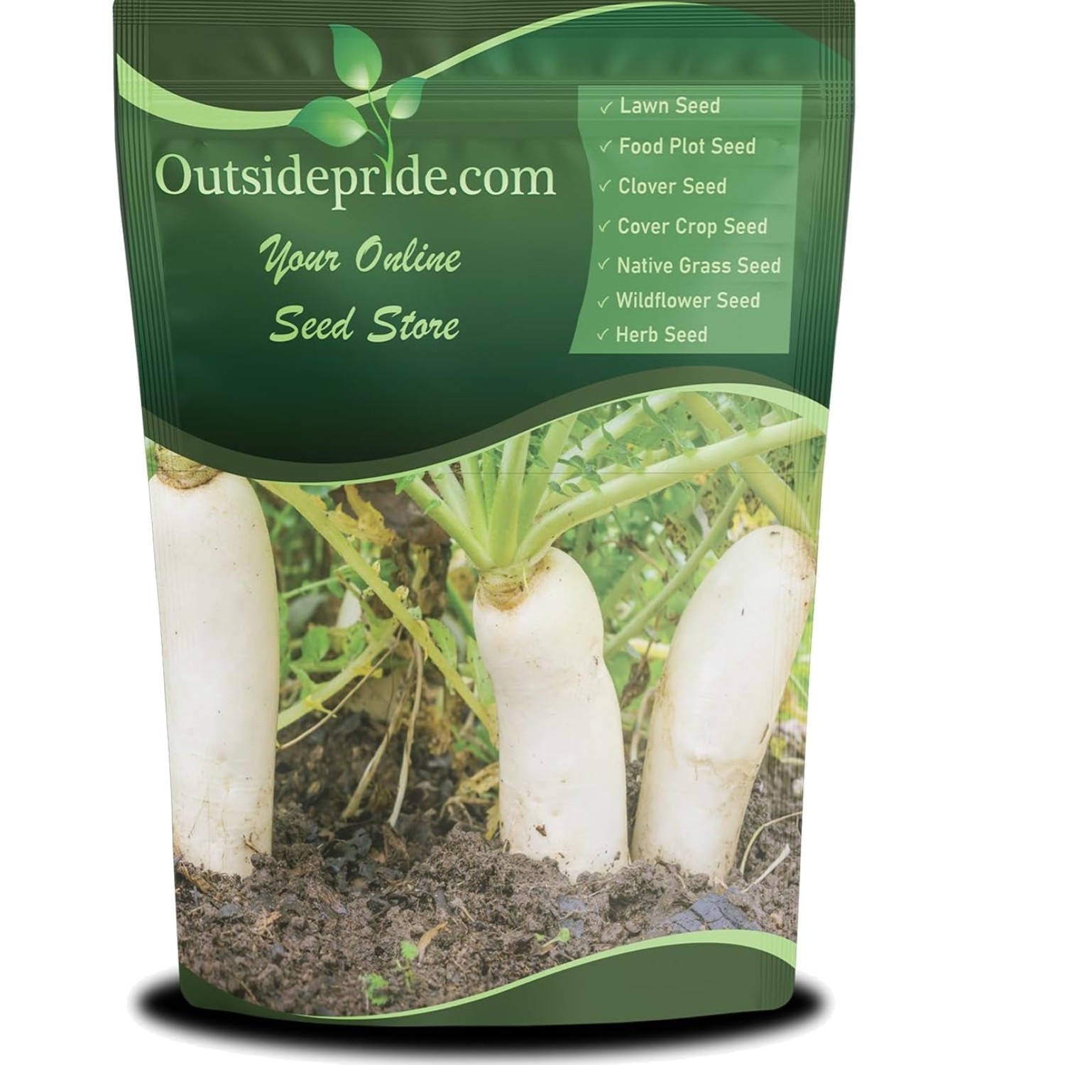 Annual Daikon Radish Seeds – 10 lbs. Chinese, Japanese, & Oriental Radish See…