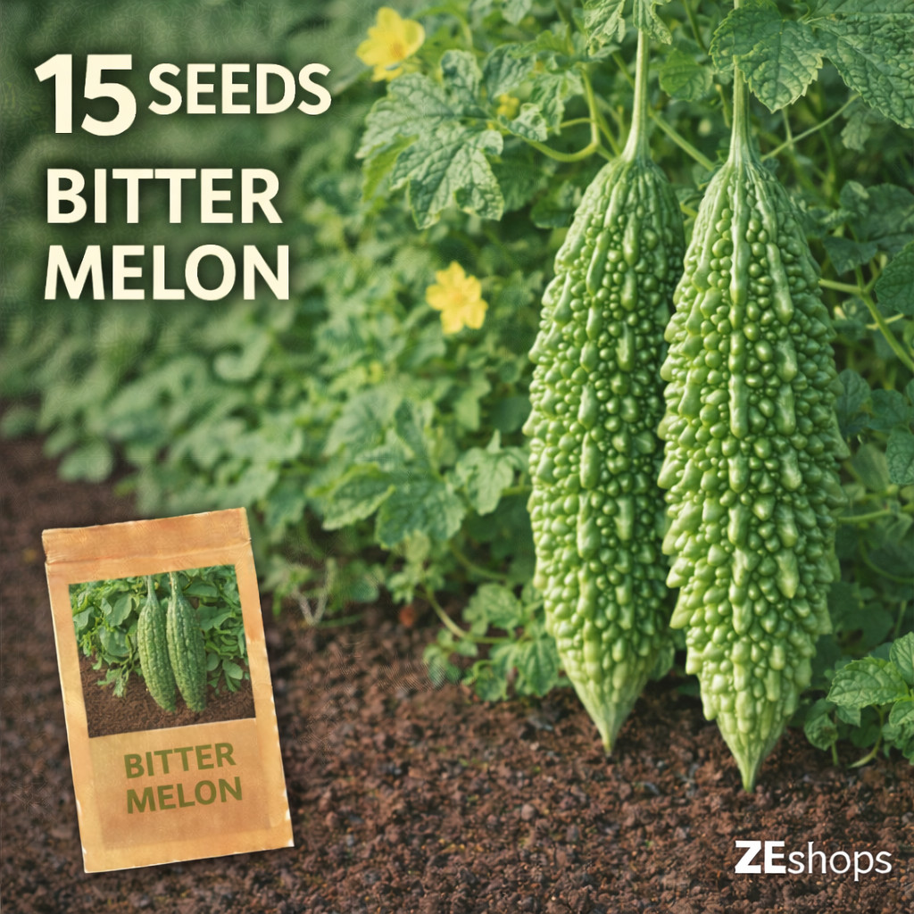 15 Bitter Melon Seeds – Traditional Asian Vegetable Vine