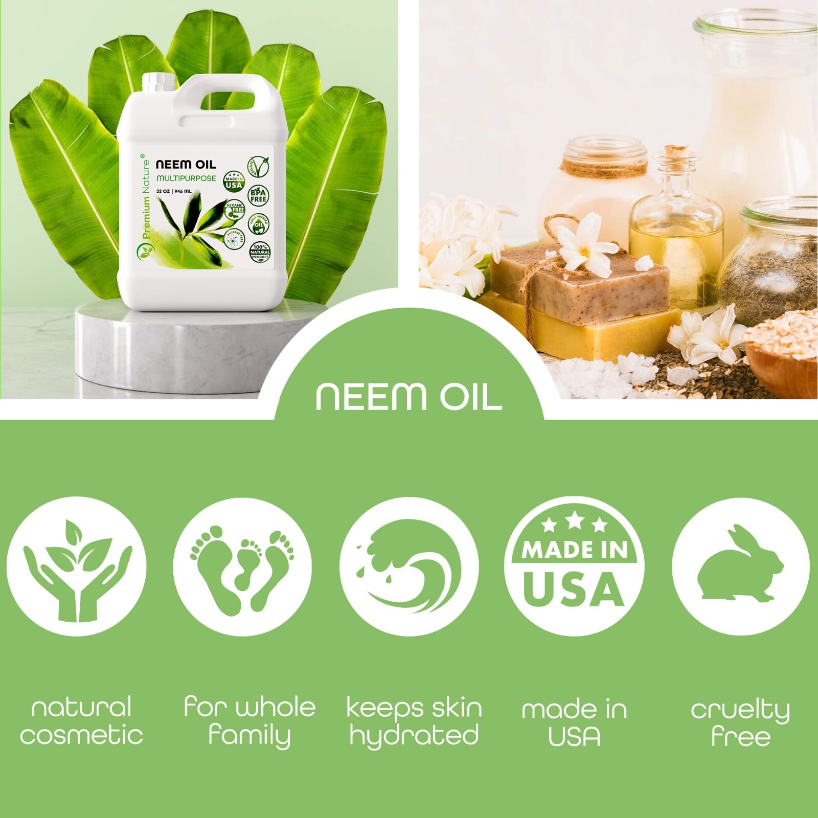 Neem Oil for Plants, Indoor and Outdoor Gardening Ready-to-Use, Pure…