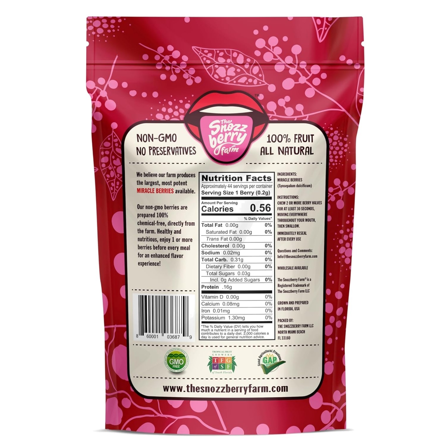 Taste Transformation Berry Halves | Natural Sweetener