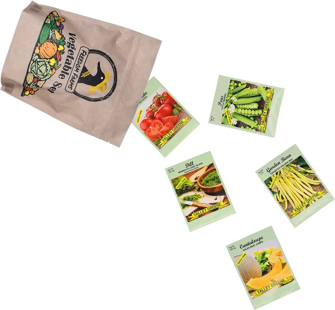 Set of 43 Assorted Vegetable & Herb Seed Packets – Over 10,000 Seeds! – Inclu…