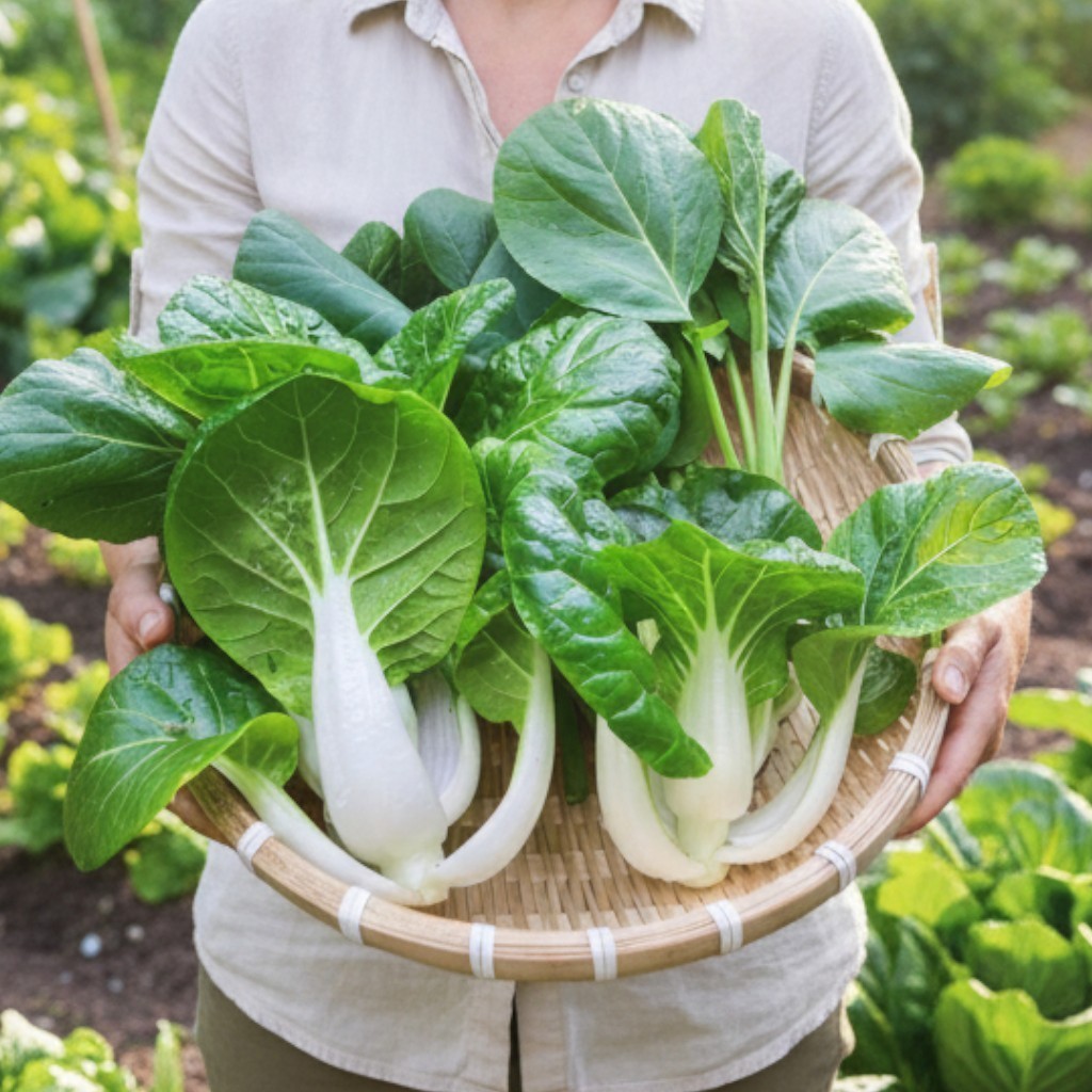 800 Bok Choy Seeds – Pak Choi Fast-Growing Asian Leafy Vegetable