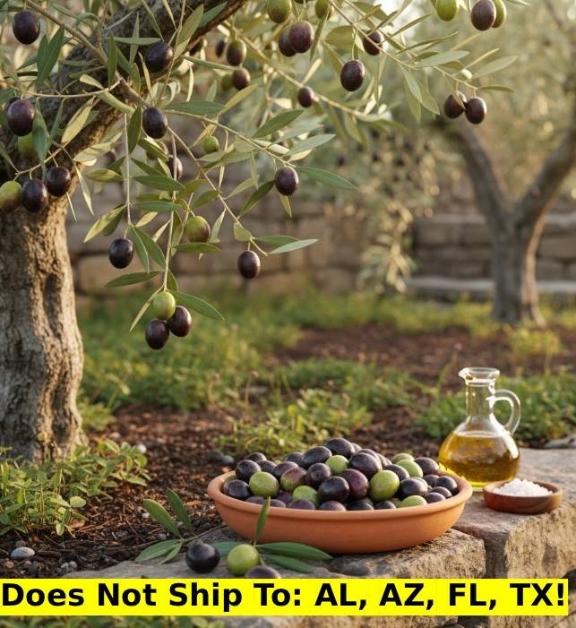 Maurino Olive Tree 18″Tall Indoor Tropical Fruit Tree Ready to Plant Great Gift
