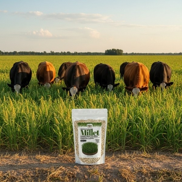 Old Cobblers Farm™ Wicked Tuff Turf Japanese Millet Grass Seed – For Soil Cover