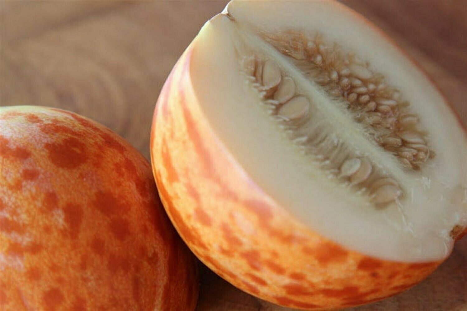 RARE✿ Heirloom Tigger Sweet Melon 10 Seeds ●Fragrant