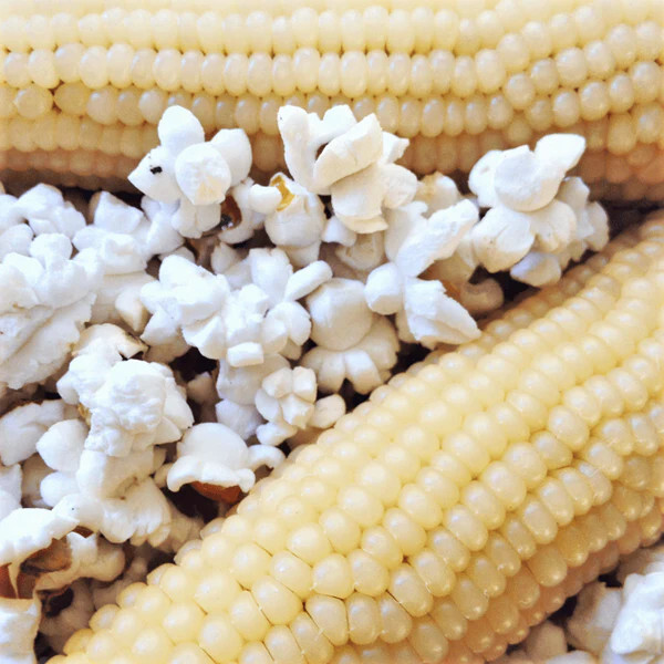 WHITE JAPANESE HULLESS POPCORN SEEDS – 50 COUNT FRESH FOR GARDENS