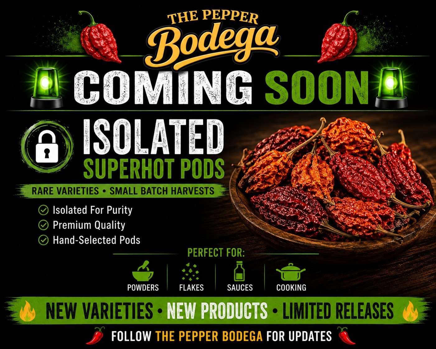 🌶️ Chocolate Carolina Reaper Pepper Seeds (10) | OPEN POLLINATED | Superhot