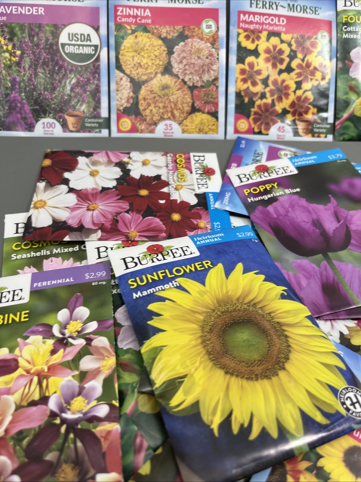 100 Flowers annual perennial Plant Seeds (Assorted Lot ) sell by 11/26 Garden