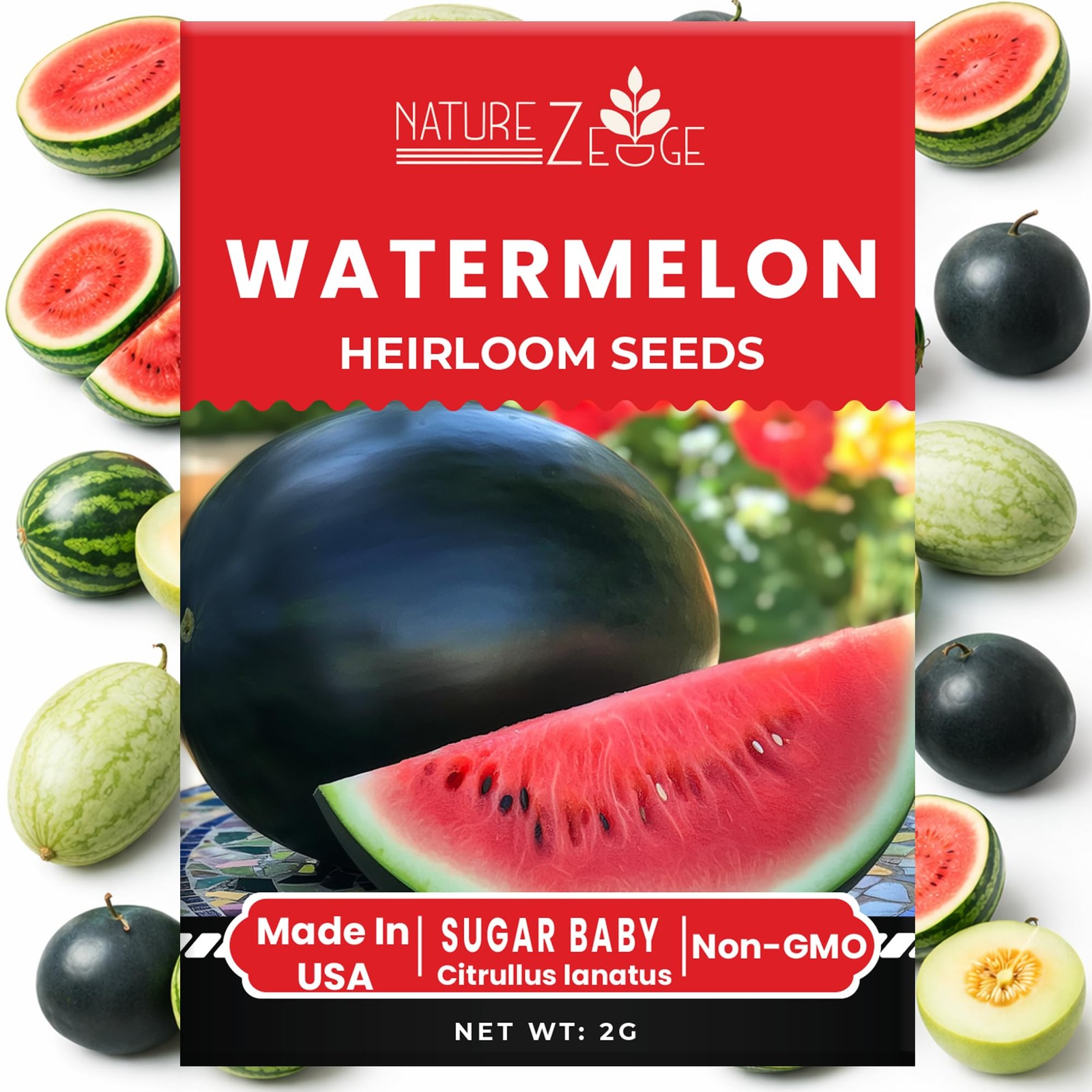 Fruit Seeds, Watermelon Melon Seeds for Green,Grey