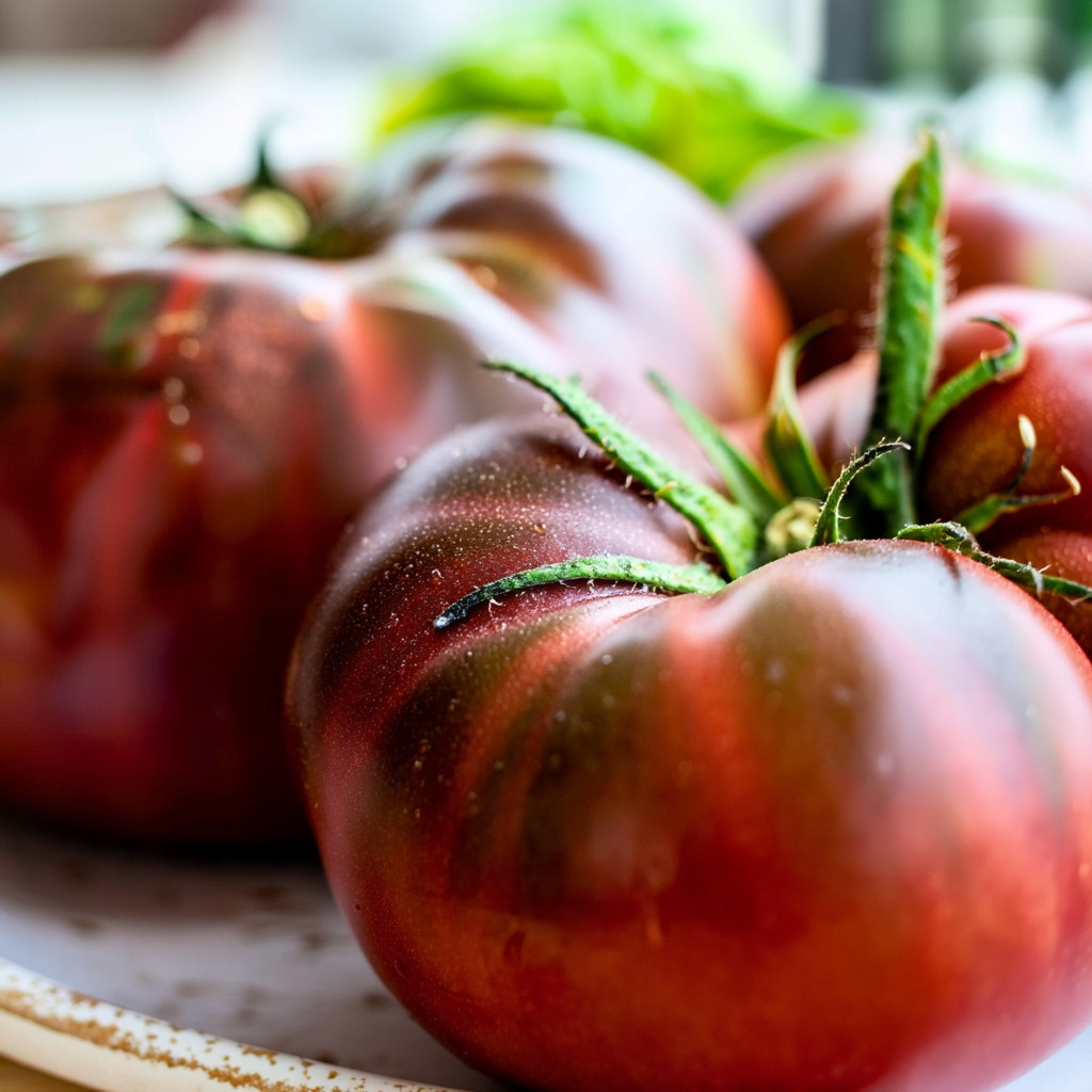 Black Krim Tomato 30 Seeds | Heirloom Dark Red-Purple Beefsteak Tomatoes