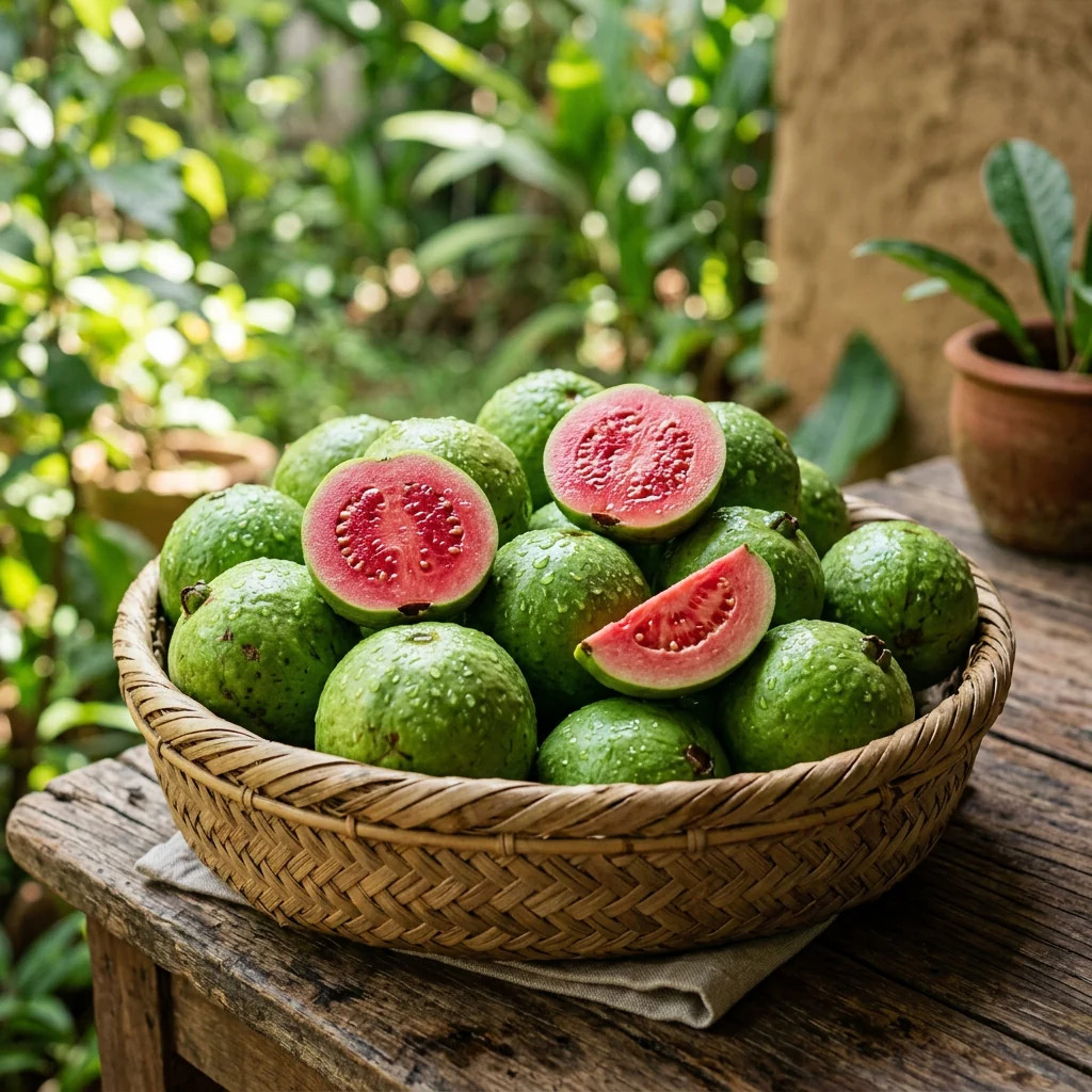 100 Tropical Red Guava Seeds for Planting – Exotic & Delicious Fruit Seeds for