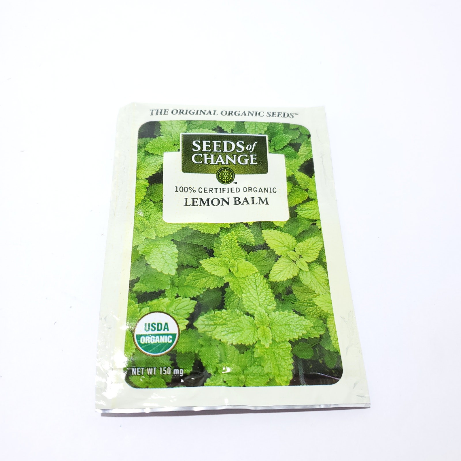 Seeds of Change Organic (2025) – 1pk 150mg Lemon Balm Herb Garden Seeds