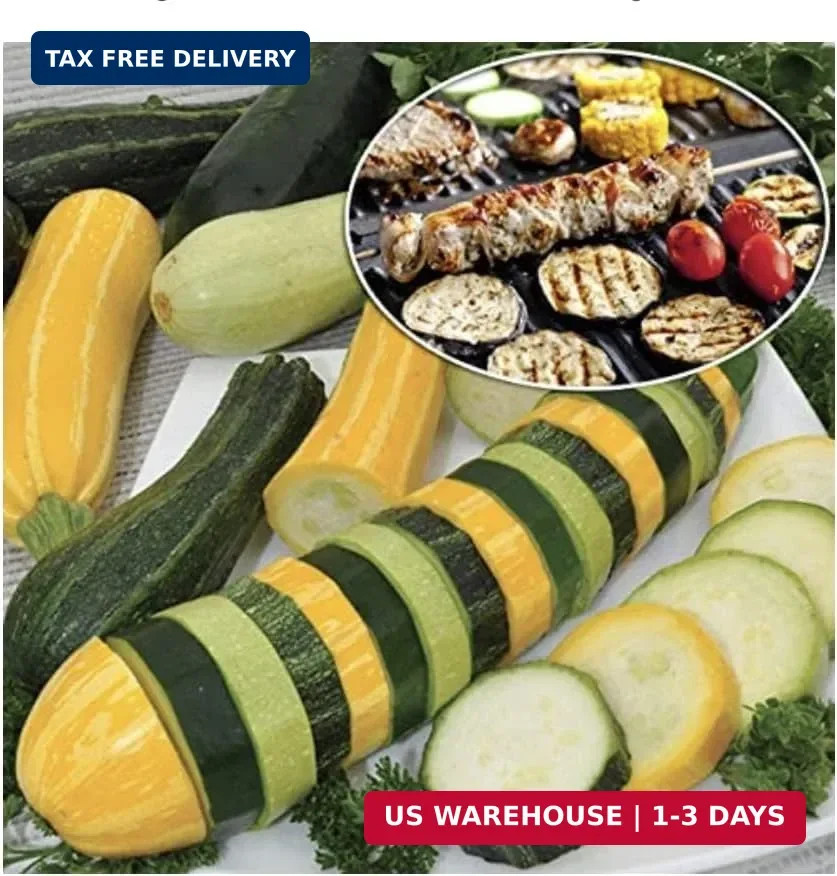 This is a Mix!!! 50+ Zucchini and Squash Mix Seeds 12 Varieties Non-GMO Deliciou