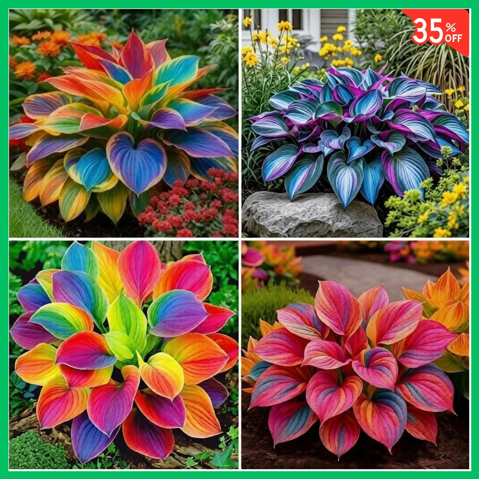 220+ Mixed Color Hosta Seeds for Planting – Hostas Seeds Rare Perennial, Flower