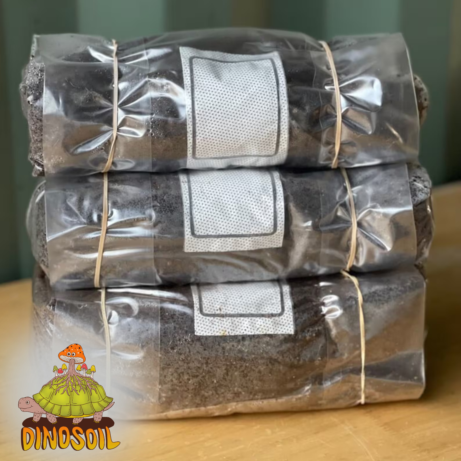 DinoSoil – Pasteurized Prehistoric Coco Coir Based Mushroom Growing Substrate