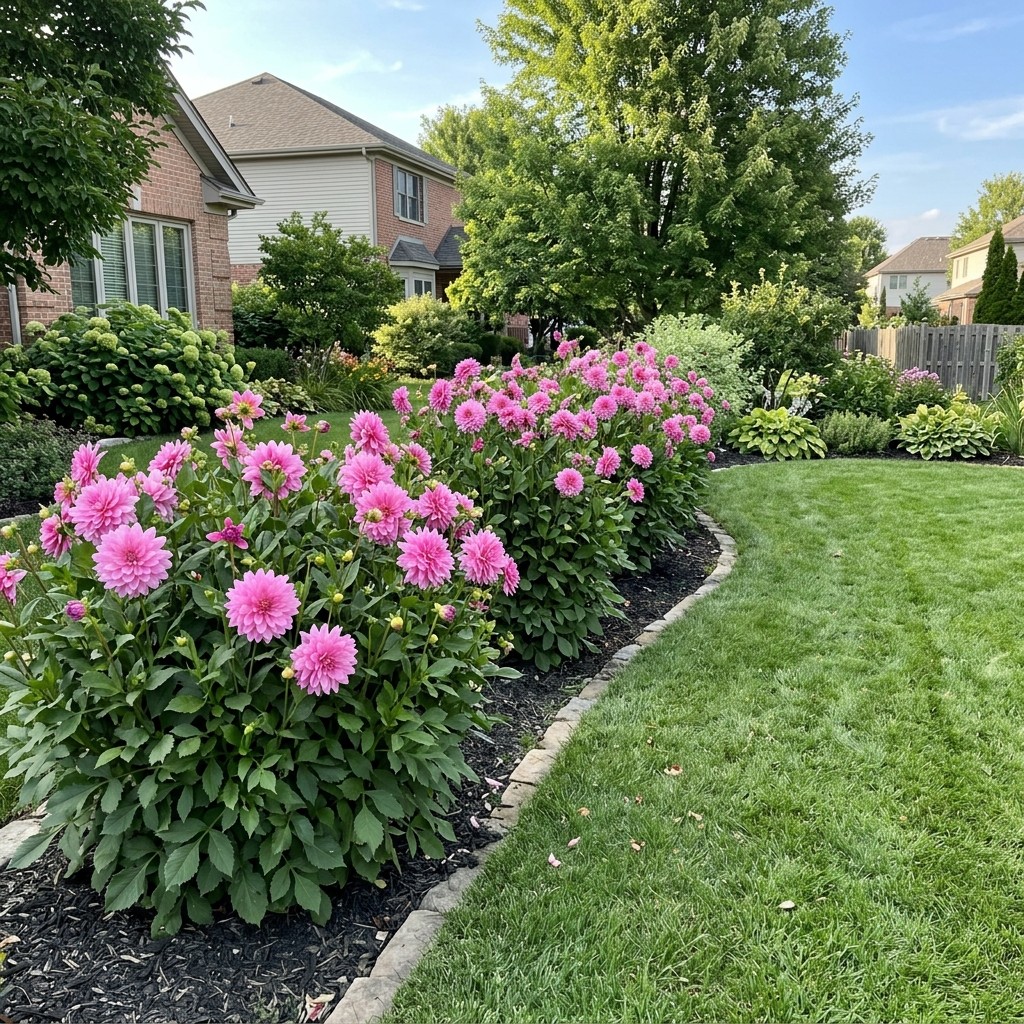50 Count Waterlily Pink Dahlia Seeds – Stunning Yard Decor, Nature Inspired