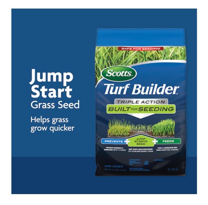 [BIG SALE] Scotts Turf Builder 9.9 lb Mixed Grass Seed Blend Bundle for Lawns