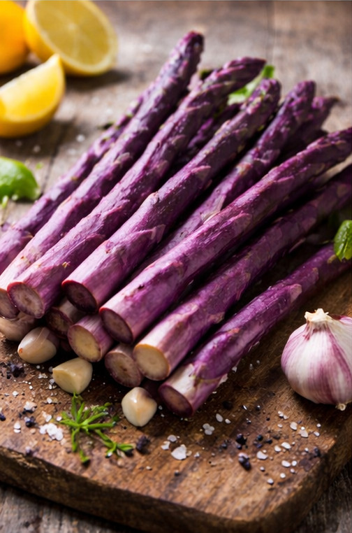 25 Purple Pacific Live Asparagus Bare Root -2yr Crowns – Hand Picked Nursery