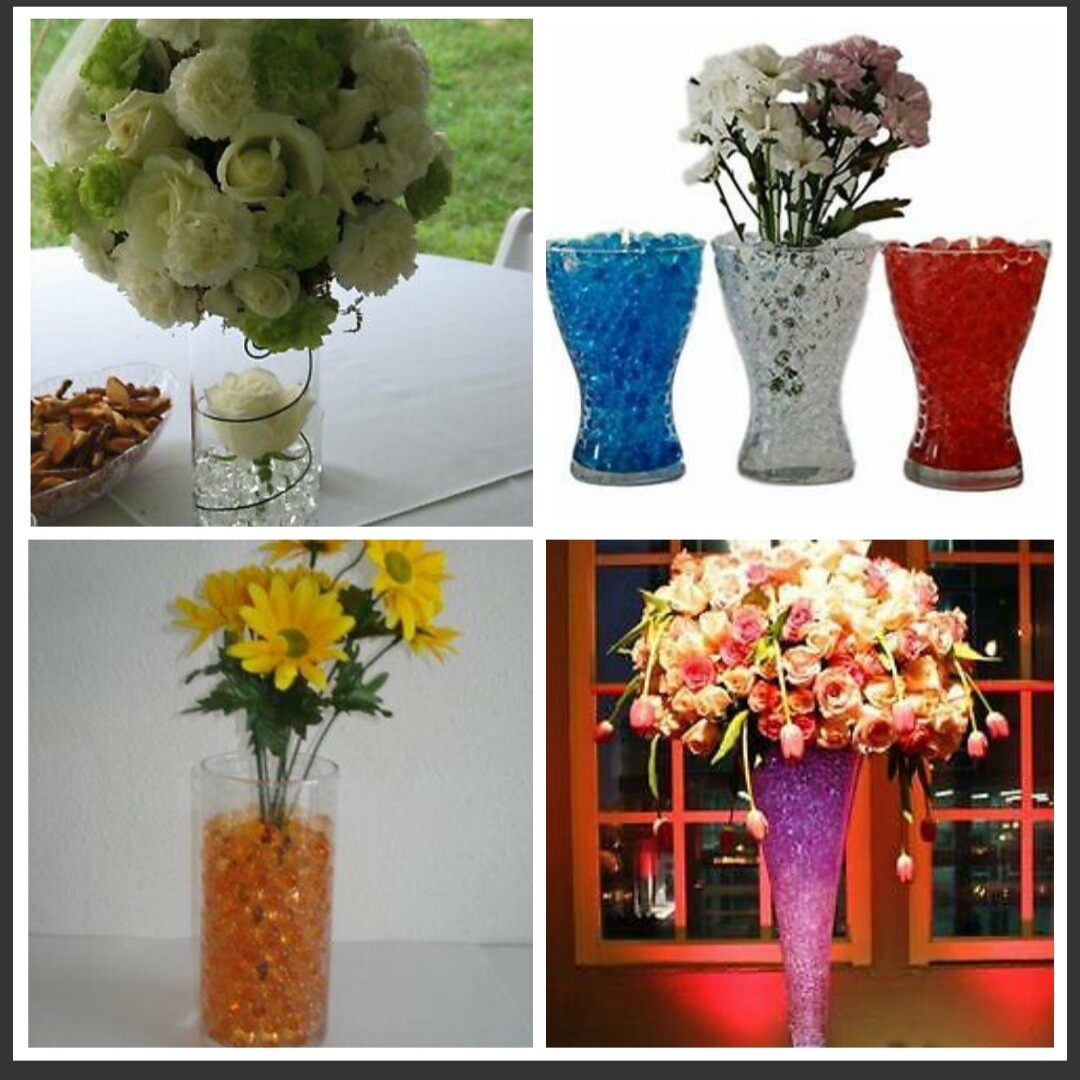 Watering gel Beads for use with Lucky Bamboo & tropical plants reduce watering