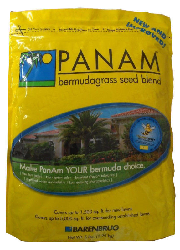Panama Bermuda Grass Seed 5 Lbs – 2500 Sq.ft – Putting Green Turf Grass