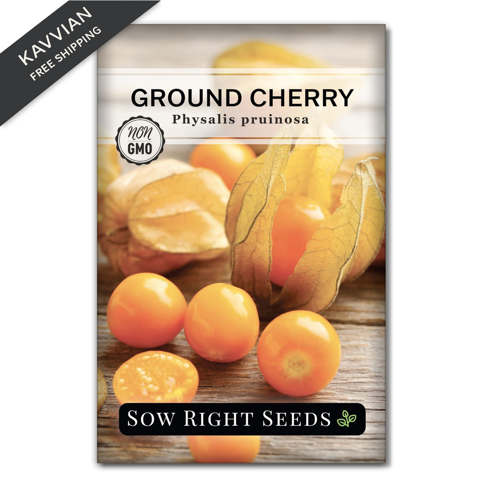 Sow Right Seeds – Ground Cherries for Planting – Non-GMO 1, Orange