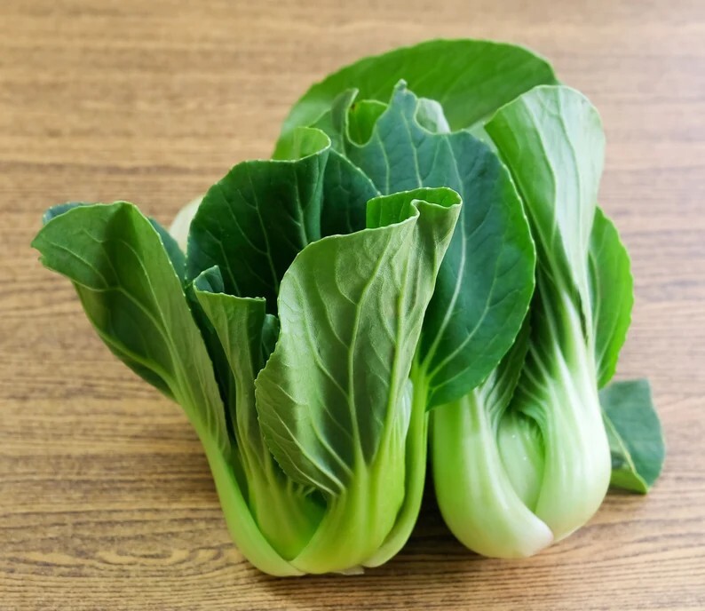 Toy Choy Baby Pak Choy Stir Fry Heirloom Premium Seed Packet Bok Choi