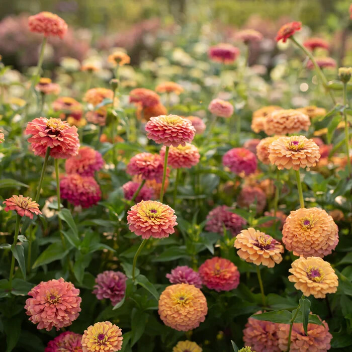 100+ Unicorn Mix Zinnia Seeds for Garden Planting – USA – FREE SHIPPING!