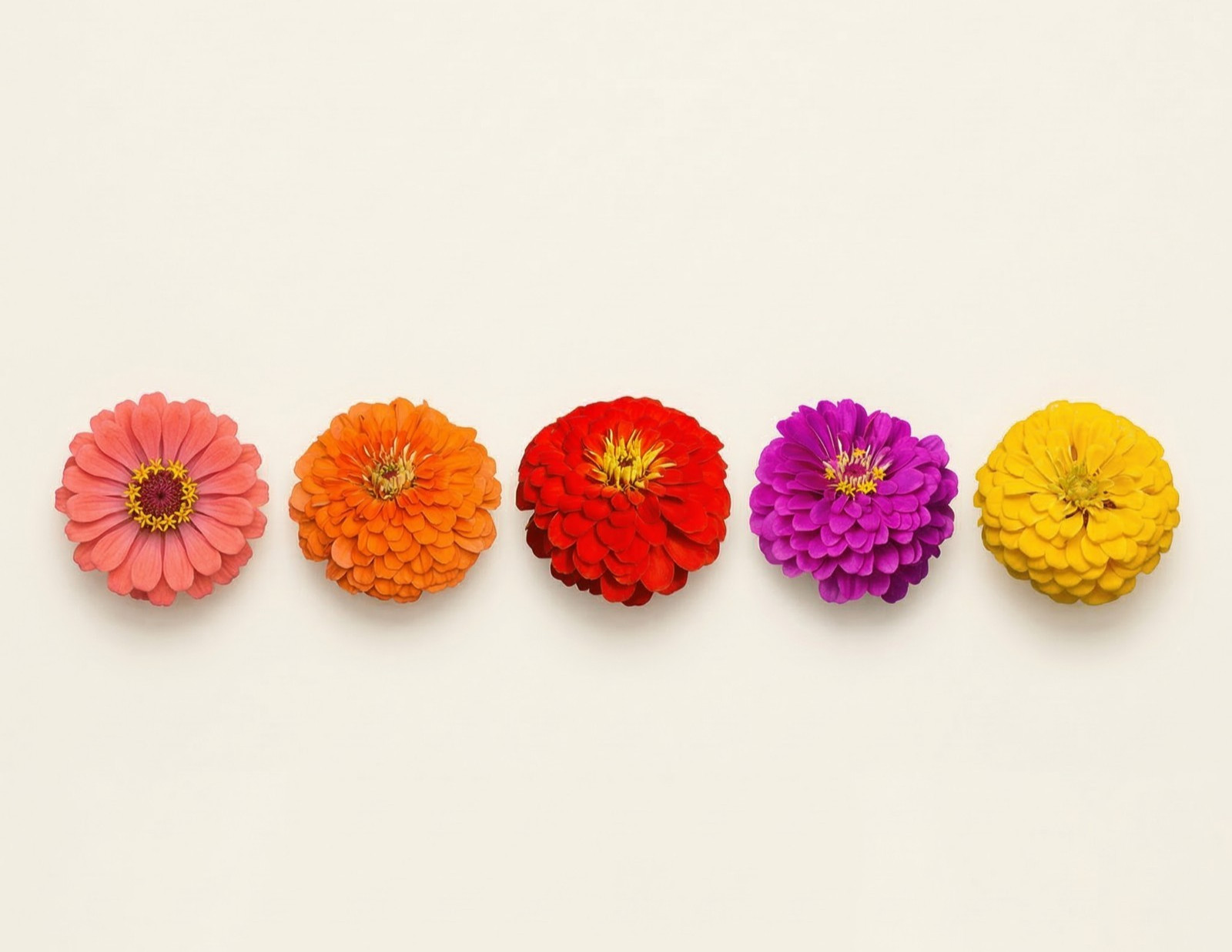Zinnia SUNSET Garden Mix Coral Orange Scarlet Purple Gold Cut Flower 150 Seeds!