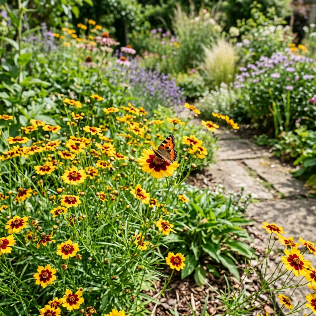 100 Sunburst Bicolor Coreopsis Seeds for Planting – Vibrant Heirloom Perennial
