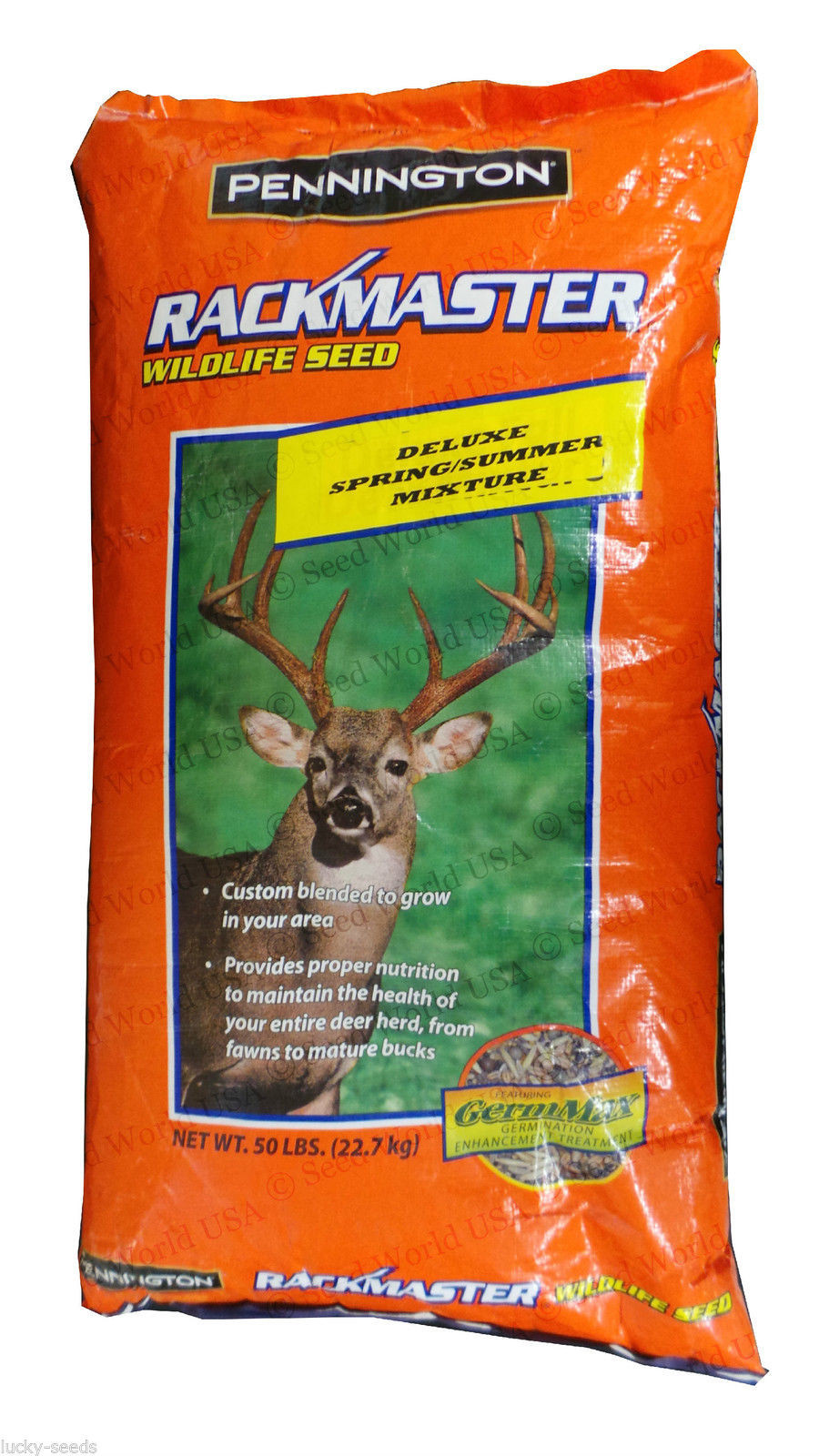 Pennington Rackmaster Spring/Summer Mix Food Plot Seed – 25 Lbs. Bulk