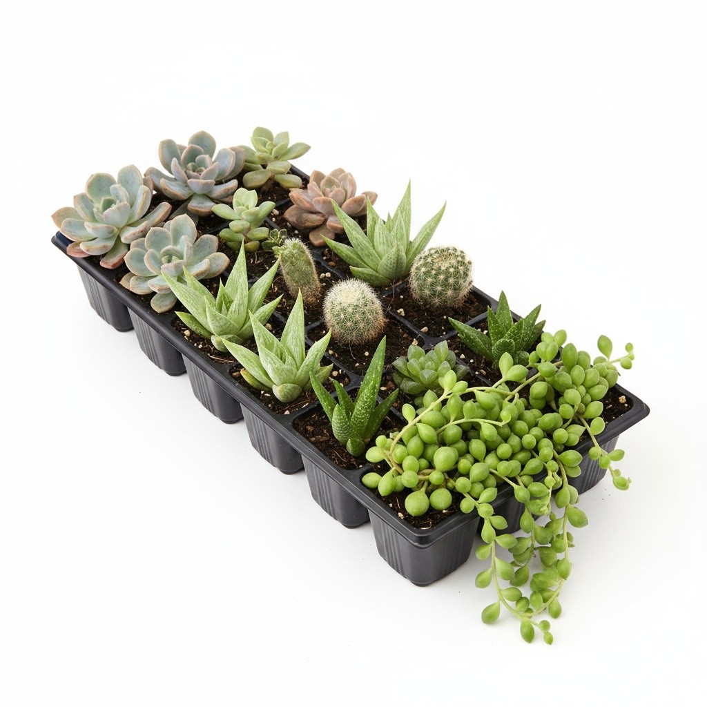 Succulents Assortment Rooted Starter Plant (Pack of 3)