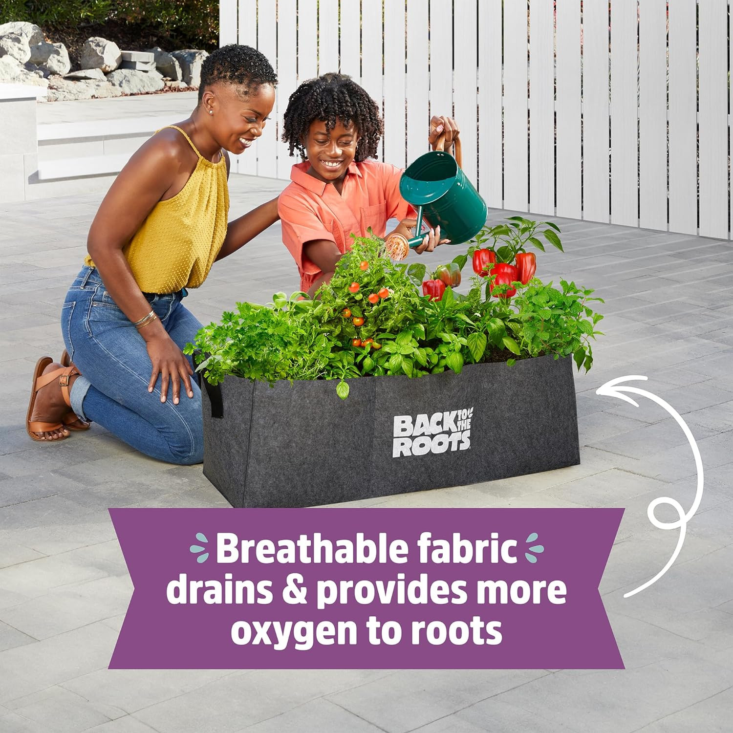 Breathable Raised Bed (Provides More Oxygen to Roots), 9 Cu. Ft., No Assembly Ne