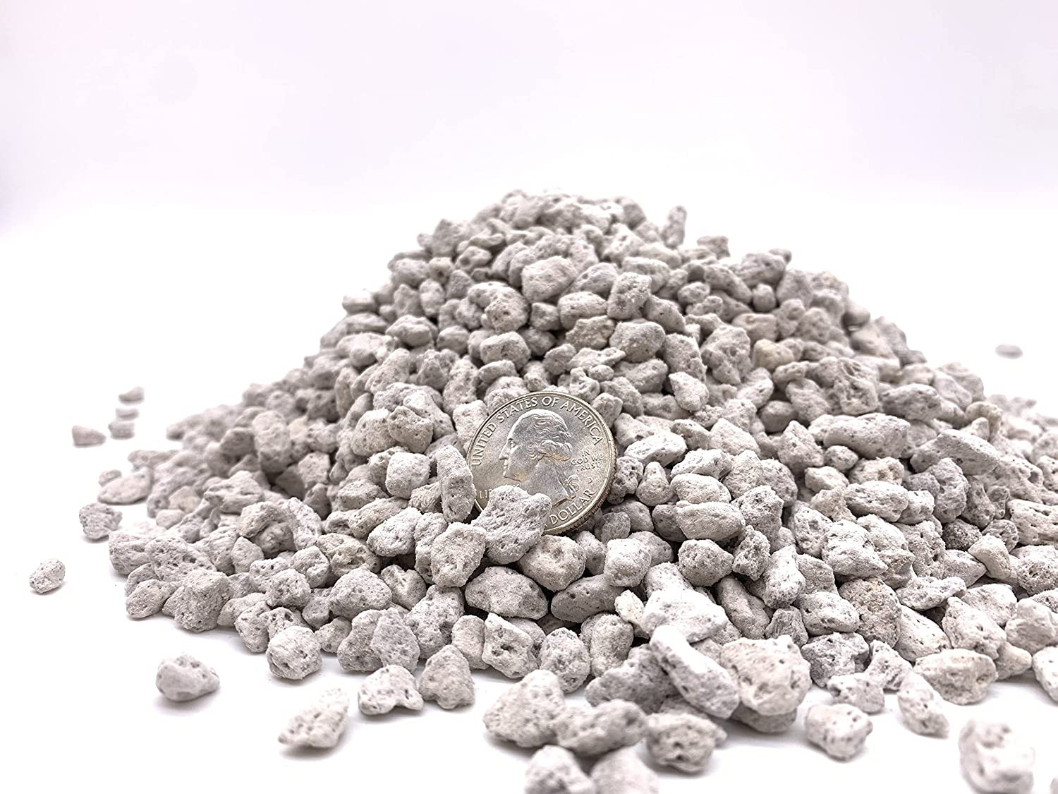 Pumice for Plants, 2 Quarts Bag, 1/4” Particle Size