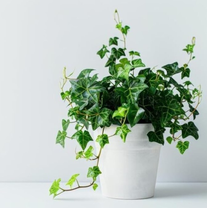 English Ivy Live Plant Indoor – 1 Pot with 2 Live Plants – 3 to 5 Inches Tall