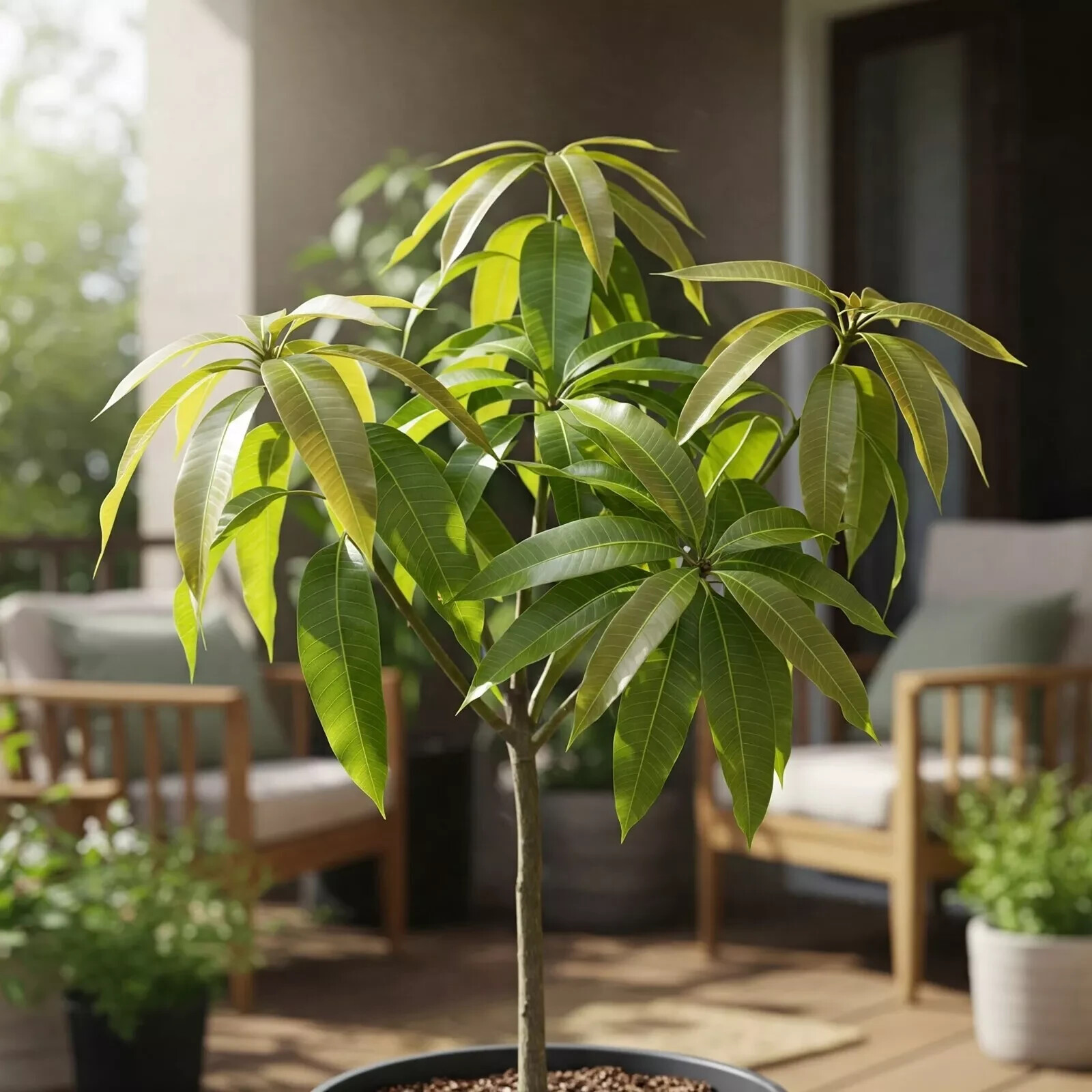 Delicious Rare Peach Cobbler Semi-Dwarf Sweet Grafted 3 gallon Mango Tree 2-3 ft