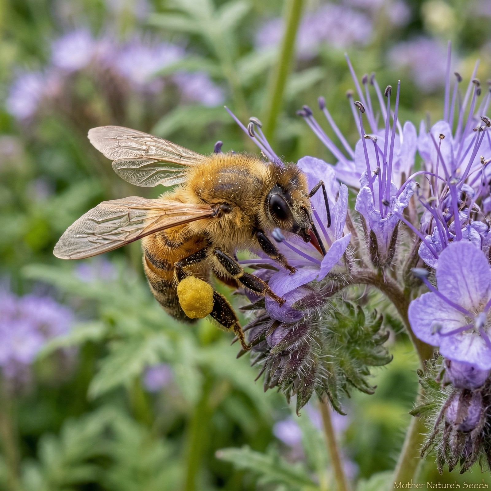 Mother Nature’s Super Mix BEES 38 Species Flowers Wildflowers Non-GMO 1000 Seeds