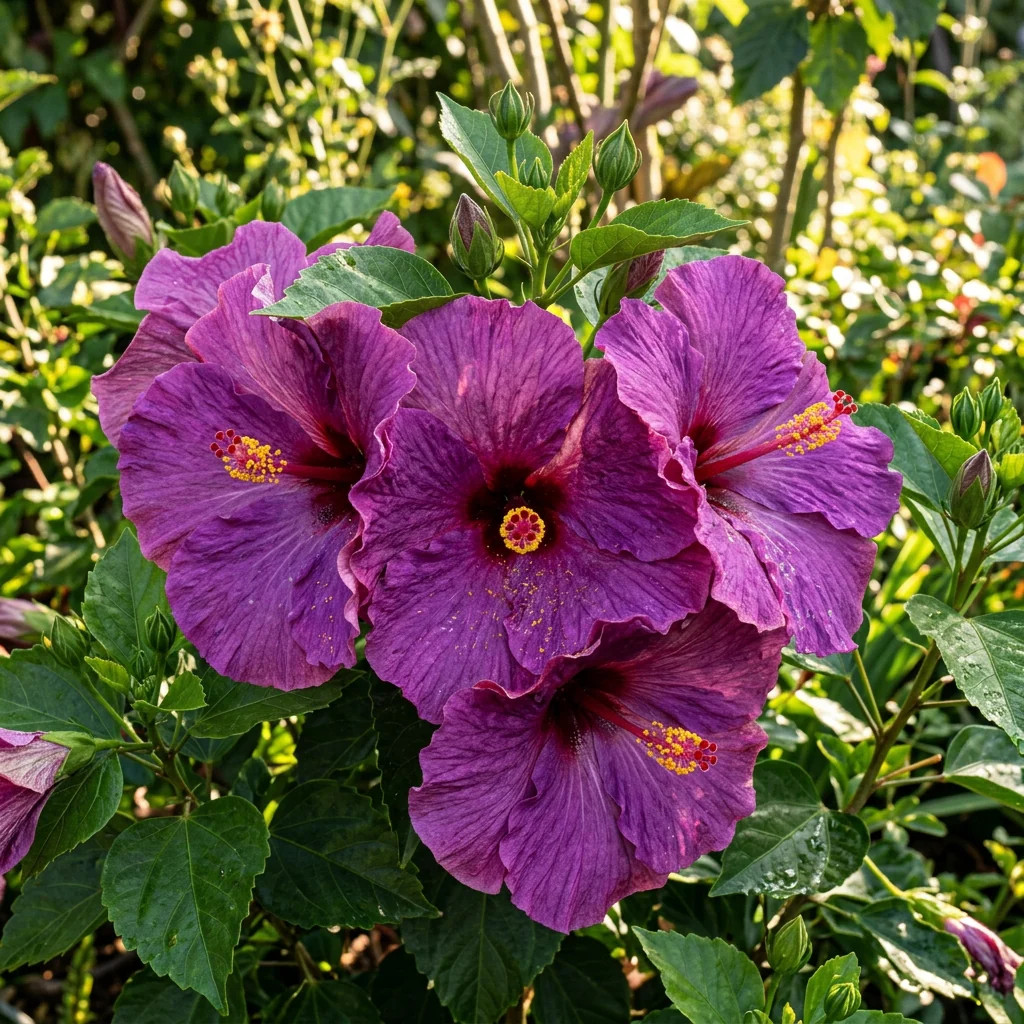 100 Purple Giant Hibiscus Seeds – Beautiful Garden Plants – Easy to Grow
