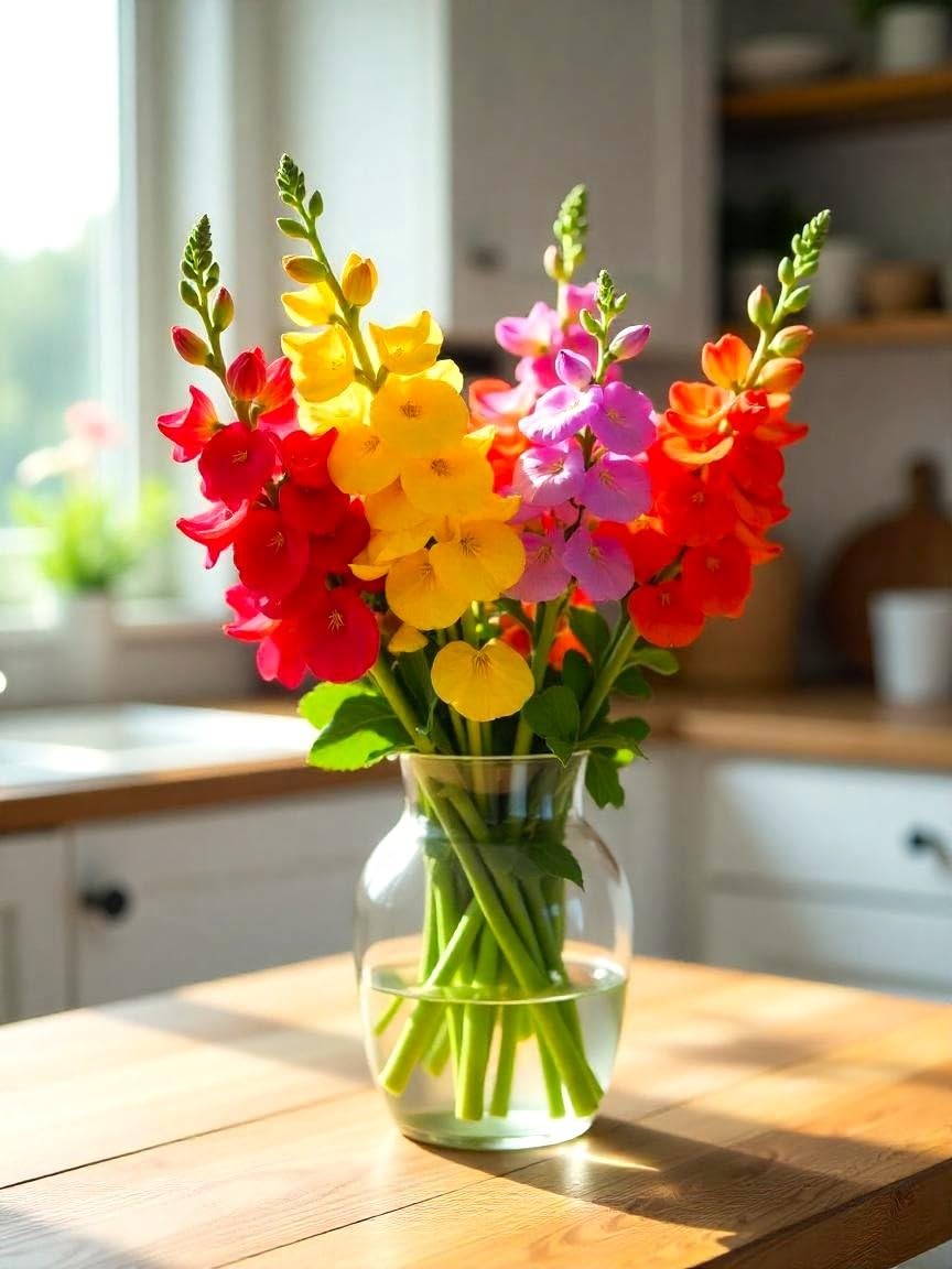Dwarf Snapdragon Seed Mix 1000+ Multicolor Seeds for Compact Gardens