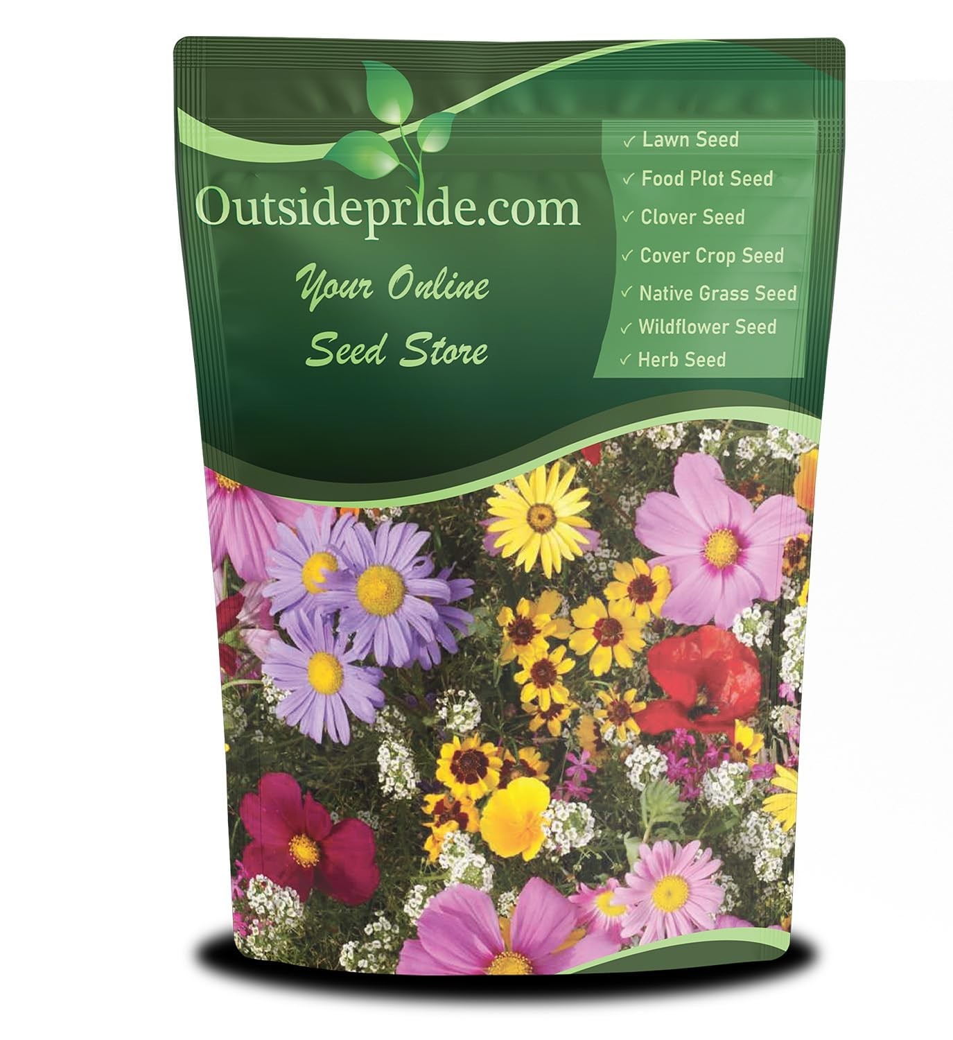 Wildflower Seed Mix 1 lb – Premium Annual & Perennial Blend for Birds & Butterfl