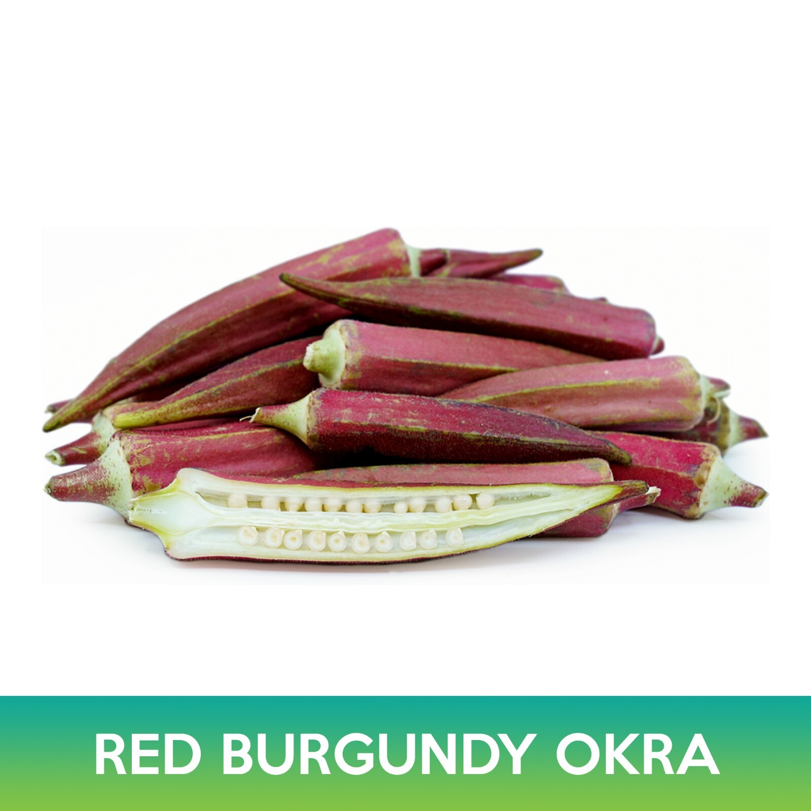 Red Burgundy Okra Seeds